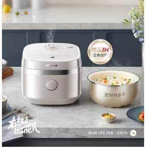 小熊铁釜IH电饭煲家用大容量珐琅内胆多功能电饭锅3到4人煮饭锅